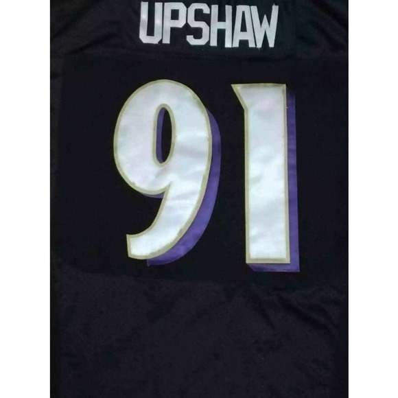 # 91 Upshaw jersey Baltimore Ravens Super Bowl XLVII (48) version Nike On Field - Picture 11 of 11